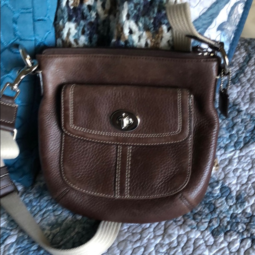Hamilton X-body #43057 Dark Brown Cross Body